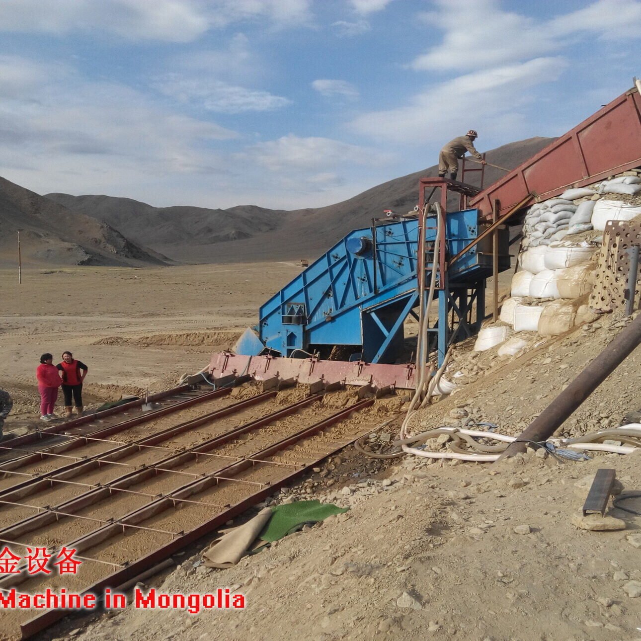 Gold sorting equipment